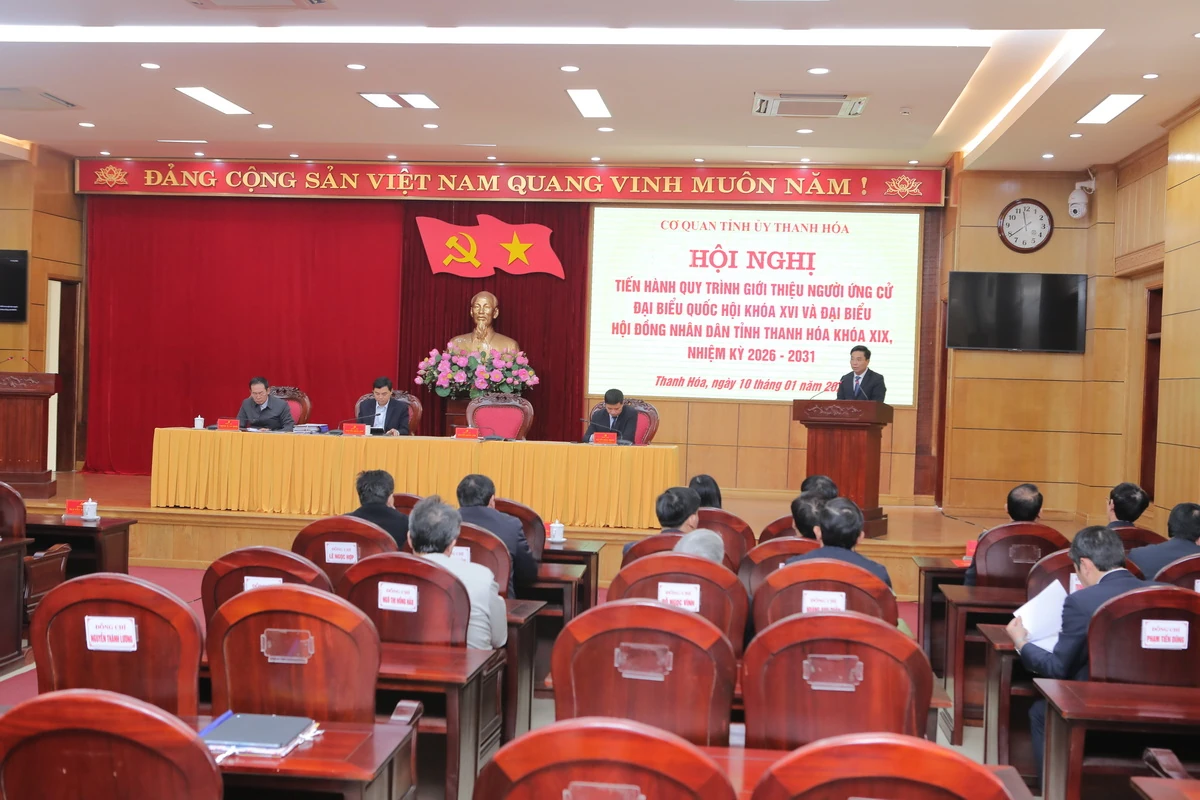 Giới thiệu đồng chí Nguyễn Doãn Anh, Ủy viên Trung ương Đảng, Bí thư Tỉnh ủy ứng cử đại biểu Quốc hội khóa XVI