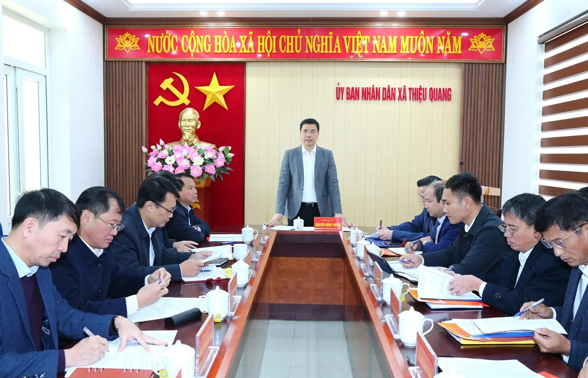 Thiệu Quang tập trung giải phóng mặt bằng, phấn đấu khởi công Dự án Khu công nghiệp WHA Smart Technology 2 - Thanh Hóa trong quý I/2026