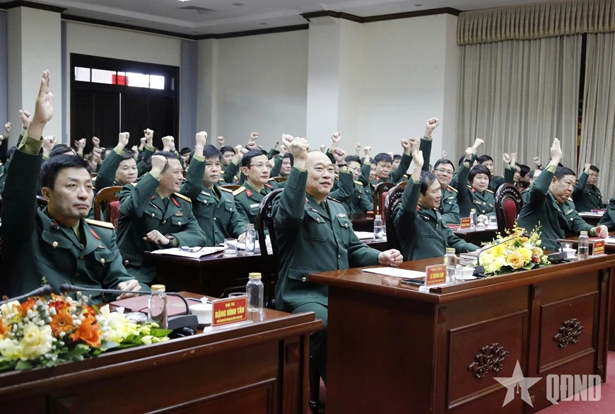 100% cử tri nhất trí giới thiệu Đại tướng Nguyễn Tân Cương tham gia ứng cử đại biểu Quốc hội khóa XVI