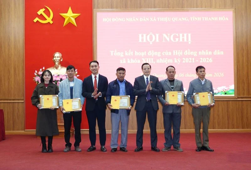 HĐND xã Thiệu Quang tổng kết hoạt động nhiệm kỳ 2021-2026