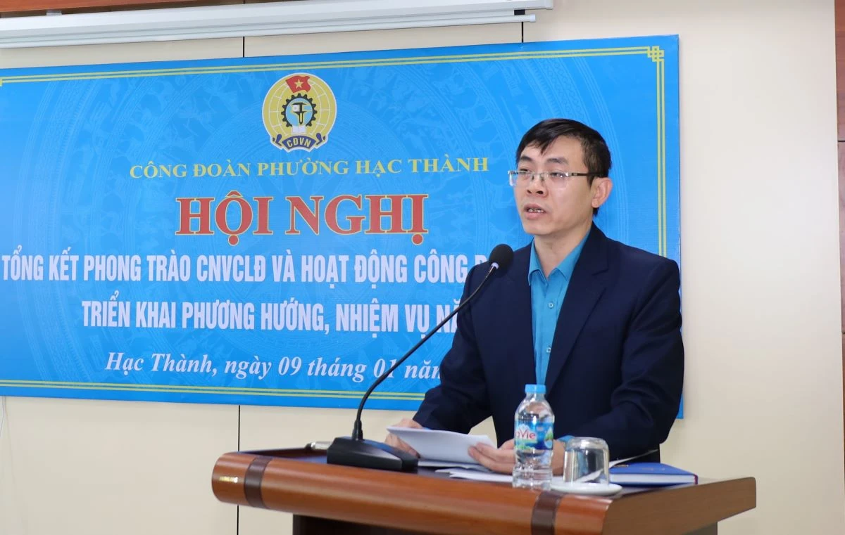 Xây dựng Công đoàn phường Hạc Thành vững mạnh, vì đoàn viên, nguời lao động