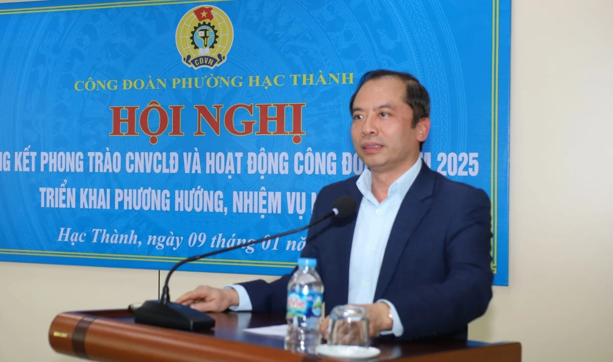 Xây dựng Công đoàn phường Hạc Thành vững mạnh, vì đoàn viên, nguời lao động