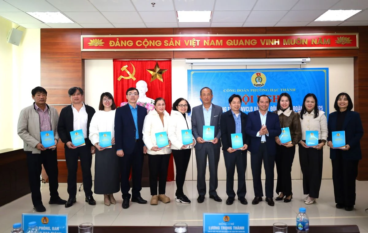 Xây dựng Công đoàn phường Hạc Thành vững mạnh, vì đoàn viên, nguời lao động