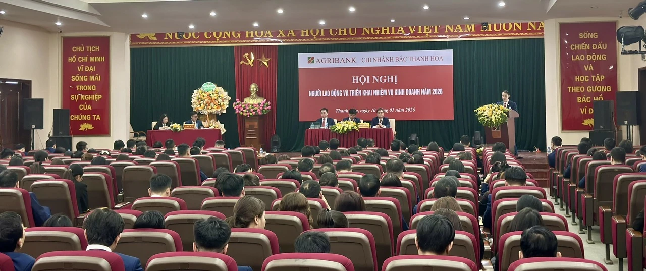 Agribank Chi nhánh Bắc Thanh Hóa hoàn thành xuất sắc nhiệm vụ kinh doanh năm 2025