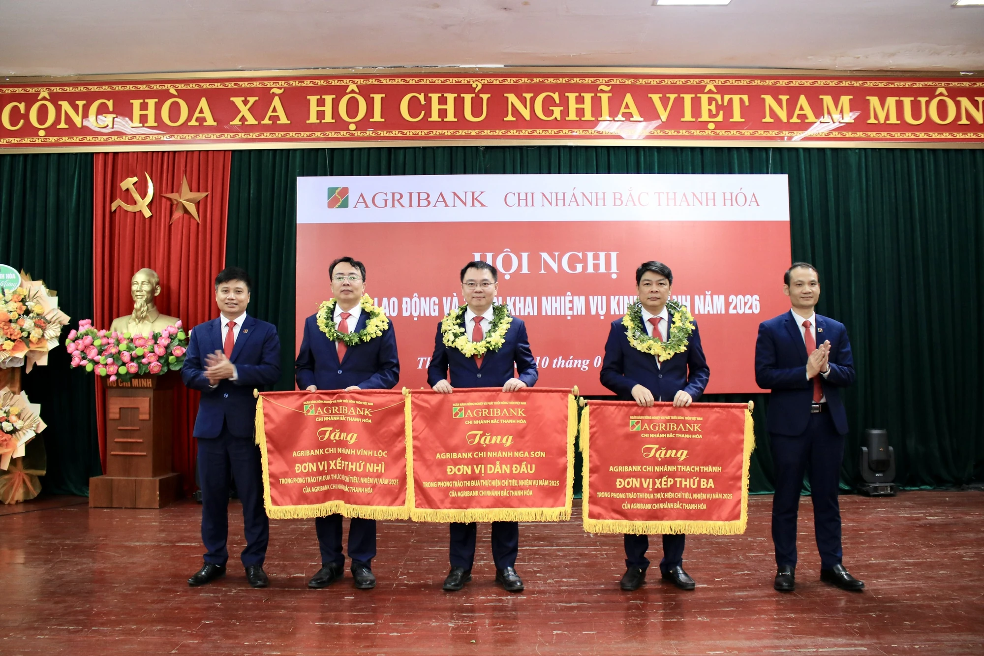 Agribank Chi nhánh Bắc Thanh Hóa hoàn thành xuất sắc nhiệm vụ kinh doanh năm 2025