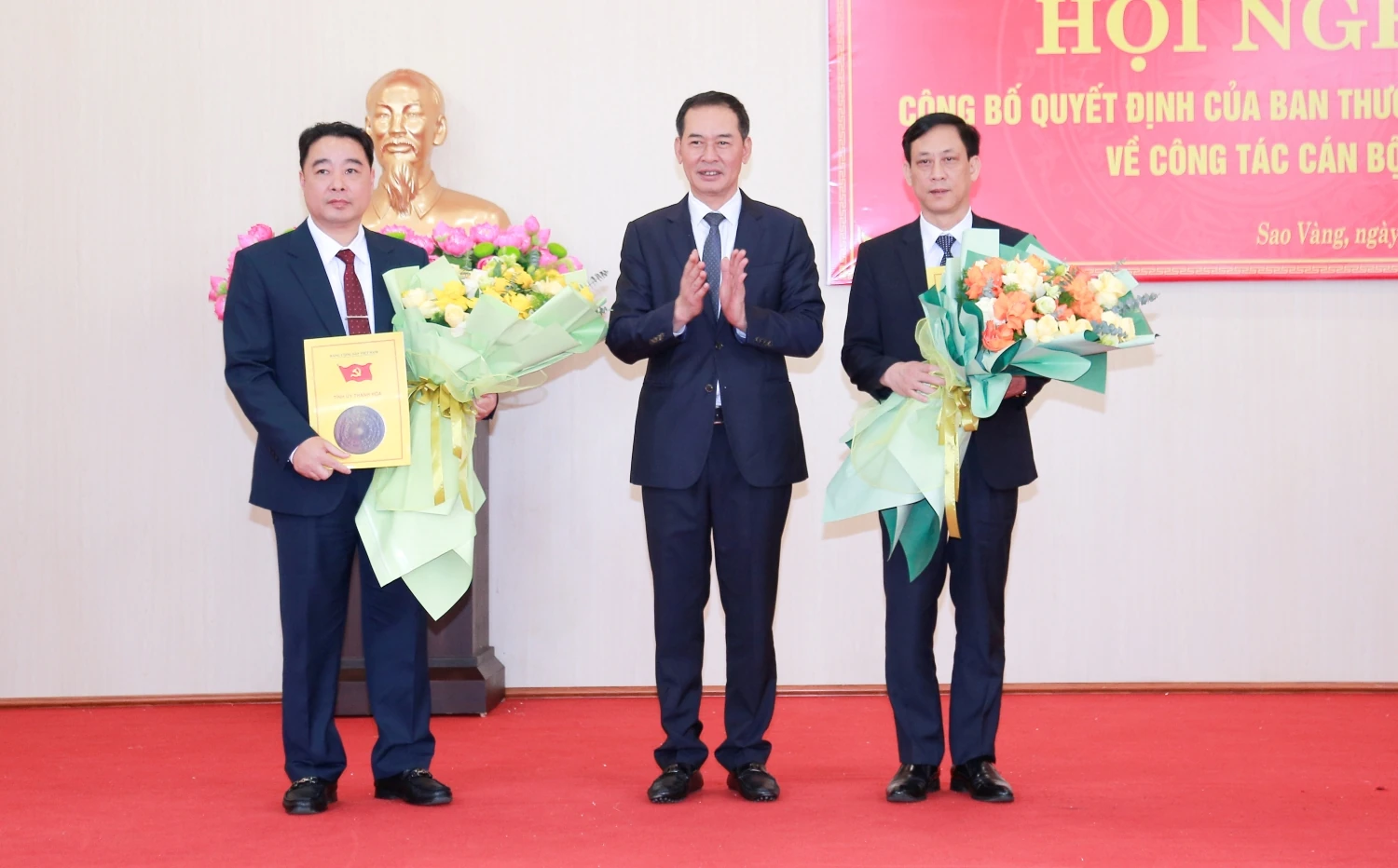 Công bố Quyết định của Ban Thường vụ Tỉnh ủy về công tác cán bộ