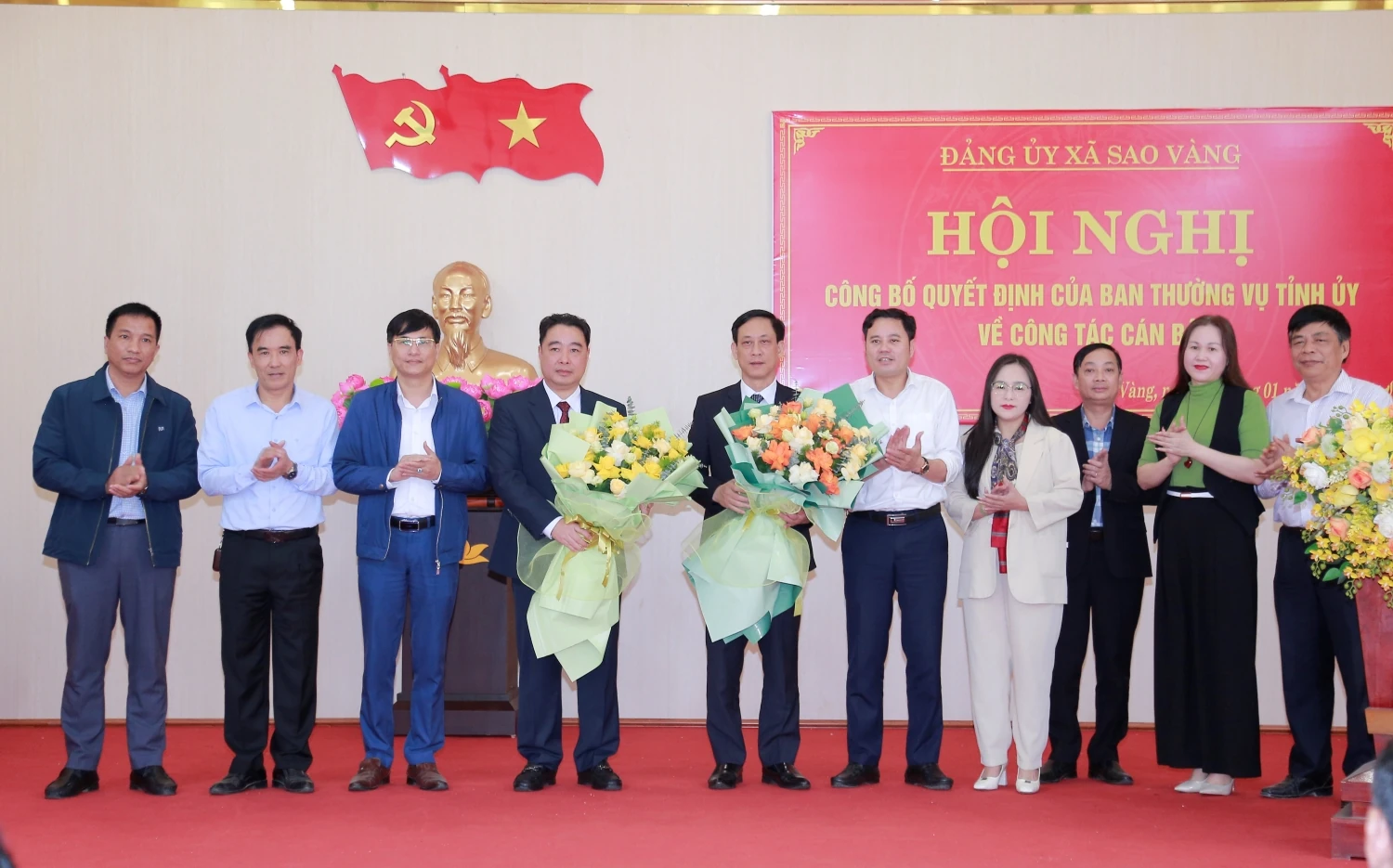 Công bố Quyết định của Ban Thường vụ Tỉnh ủy về công tác cán bộ