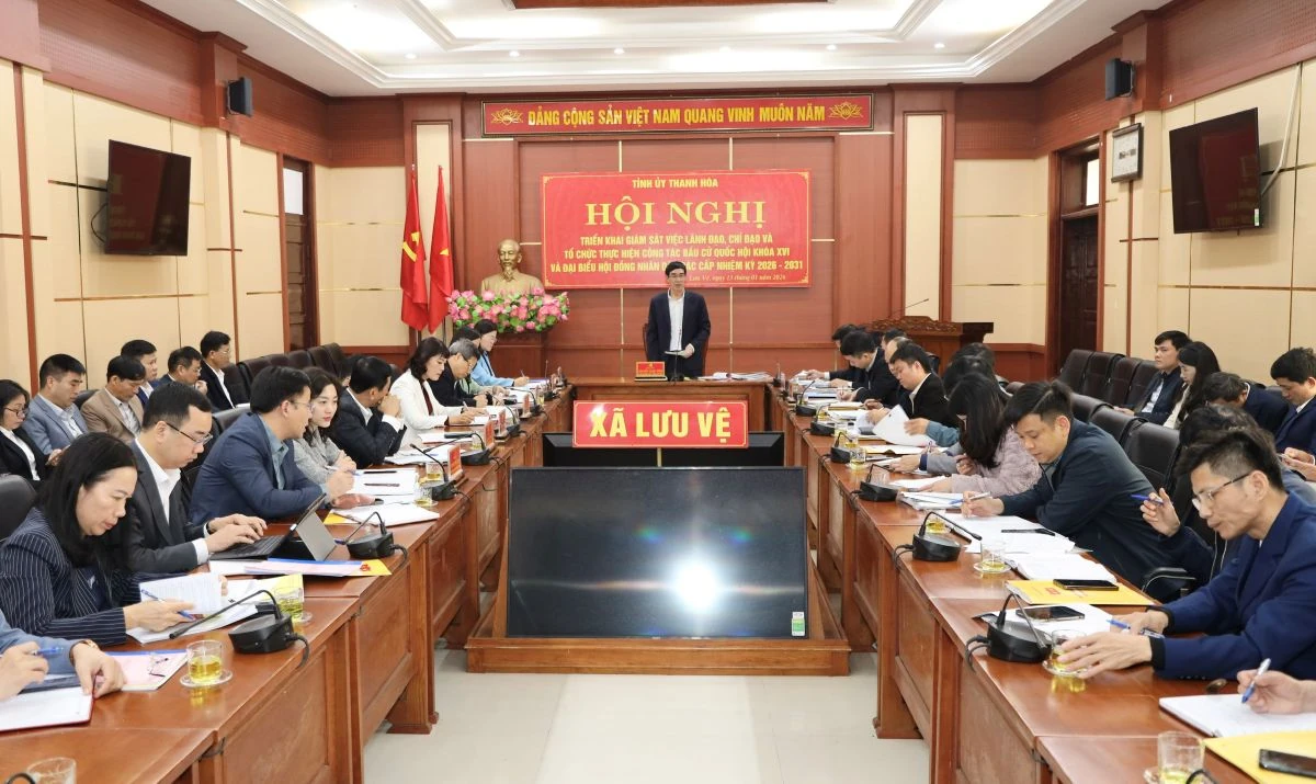 Trưởng Ban Nội chính Tỉnh ủy Nguyễn Ngọc Tiến giám sát công tác bầu cử ĐBQH và HĐND các cấp