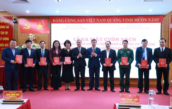 Sách về ngành Tuyên giáo và Dân vận: Từ tư duy lý luận đến hành động thực tiễn