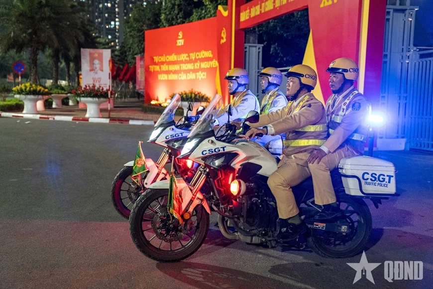 Tuần tra, kiểm soát khép kín địa bàn, giữ vững an ninh dịp Đại hội XIV