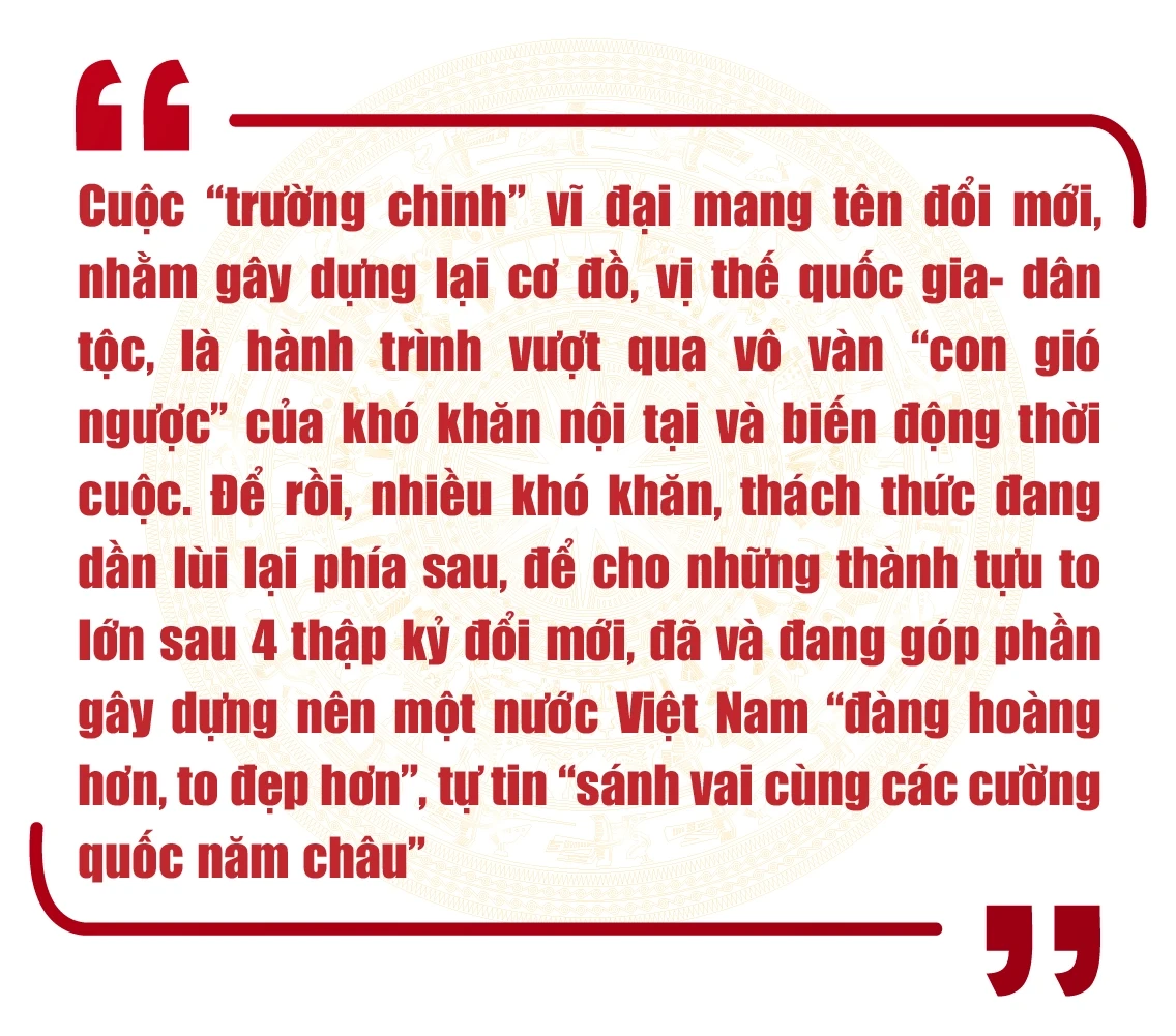 [E-Magazine]: Đất nước sau 40 năm đổi mới: Hành trình gây dựng lại cơ đồ, vị thế quốc gia - dân tộc