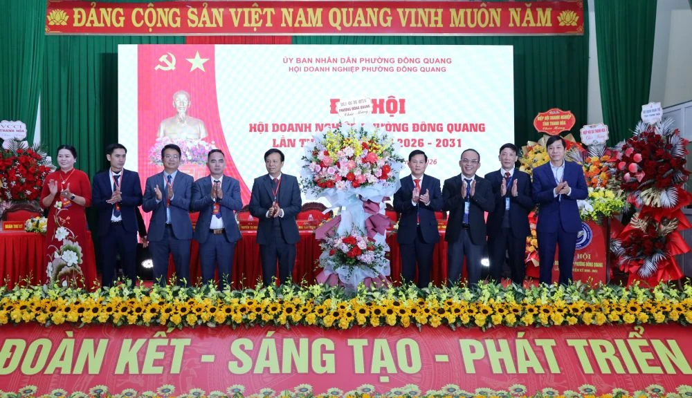 Đồng hành cùng doanh nghiệp phường Đông Quang thúc đẩy sản xuất kinh doanh, chuyển đổi số và đổi mới sáng tạo