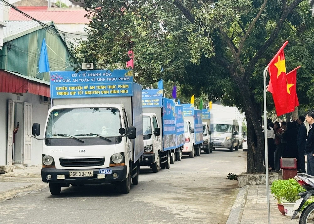 Ra quân tuyên truyền bảo đảm vệ sinh an toàn thực phẩm dịp Tết Nguyên đán Bính Ngọ 2026