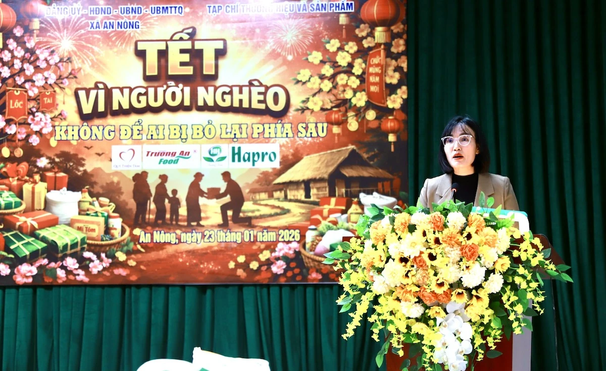 Tết vì người nghèo - không để ai bị bỏ lại phía sau tại xã An Nông
