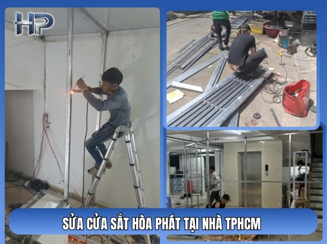 Địa chỉ dịch vụ thợ hàn sắt tại nhà giá rẻ TPHCM - Sửa Cửa Sắt Hòa Phát