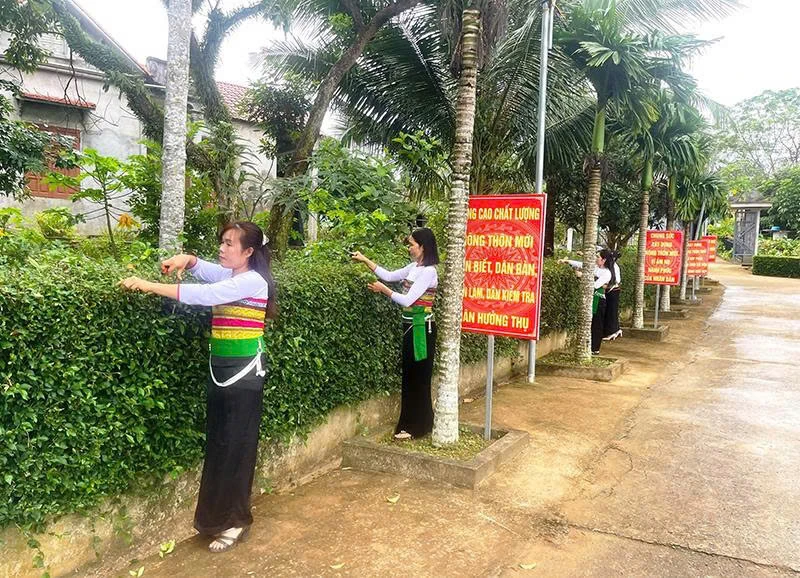 Ngọc Liên xây dựng khu dân cư “Sáng, xanh, sạch, đẹp, an toàn”