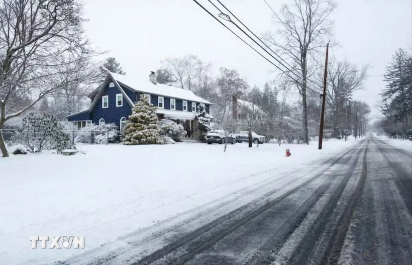 Hơn 175 triệu người Mỹ đối mặt cơn bão mùa Đông diện rộng kèm giá lạnh