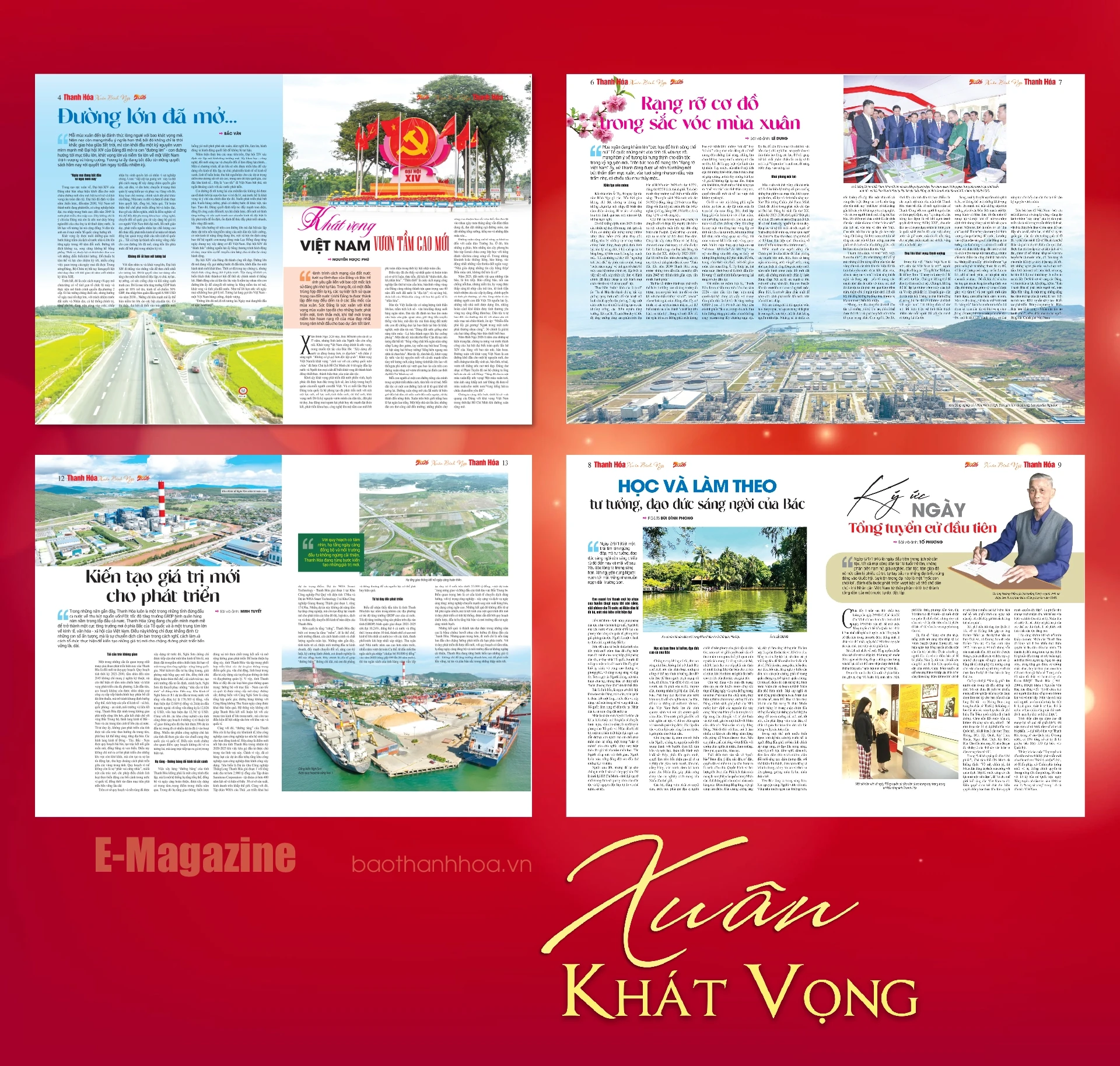 [E-Magazine] Giai phẩm “Xuân khát vọng” - Cùng đất nước vươn mình