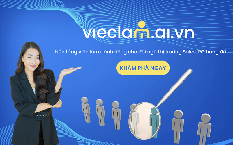 Vieclam.ai.vn mở rộng danh mục việc làm bán hàng siêu thị cho người lao động