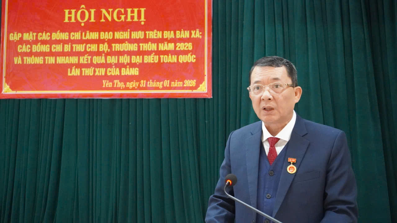 Xã Yên Thọ triển khai đồng bộ giải pháp thực hiện thắng lợi các mục tiêu, nhiệm vụ năm 2026