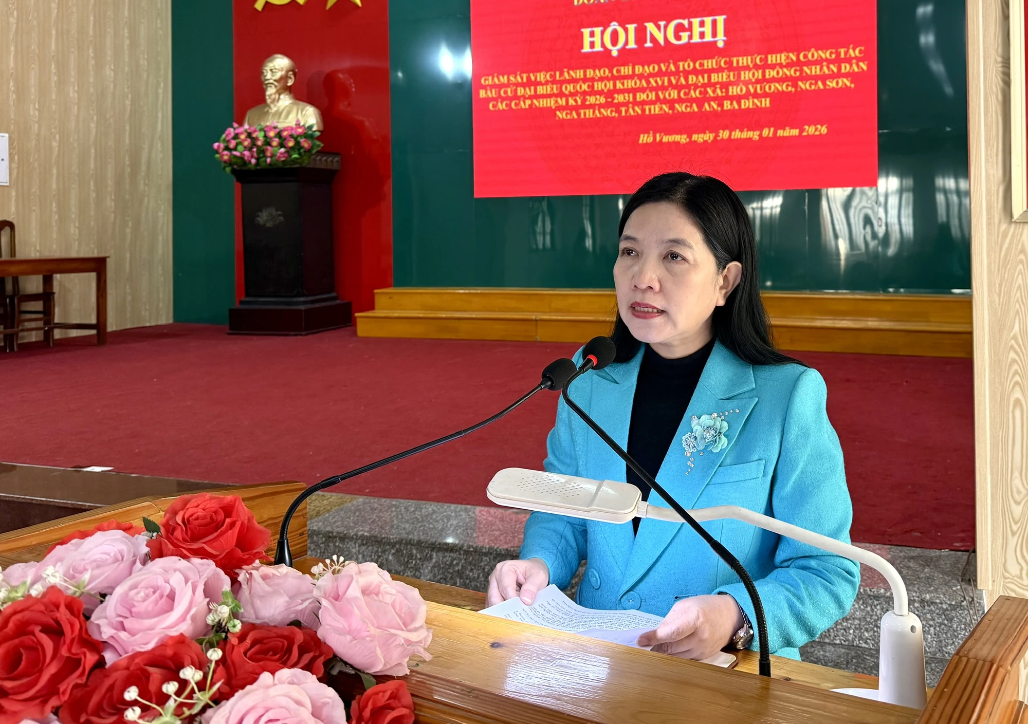 Giám sát công tác lãnh đạo, chỉ đạo, tổ chức bầu cử ĐBQH và HĐND các cấp tại 11 xã vùng biển