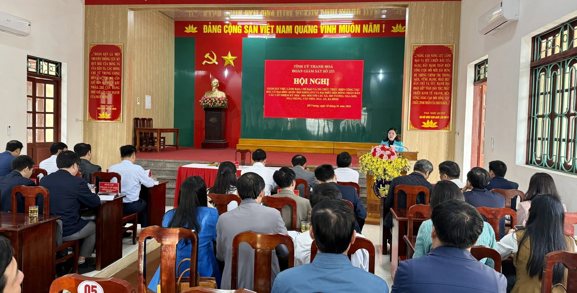 Giám sát công tác lãnh đạo, chỉ đạo, tổ chức bầu cử ĐBQH và HĐND các cấp tại 11 xã vùng biển