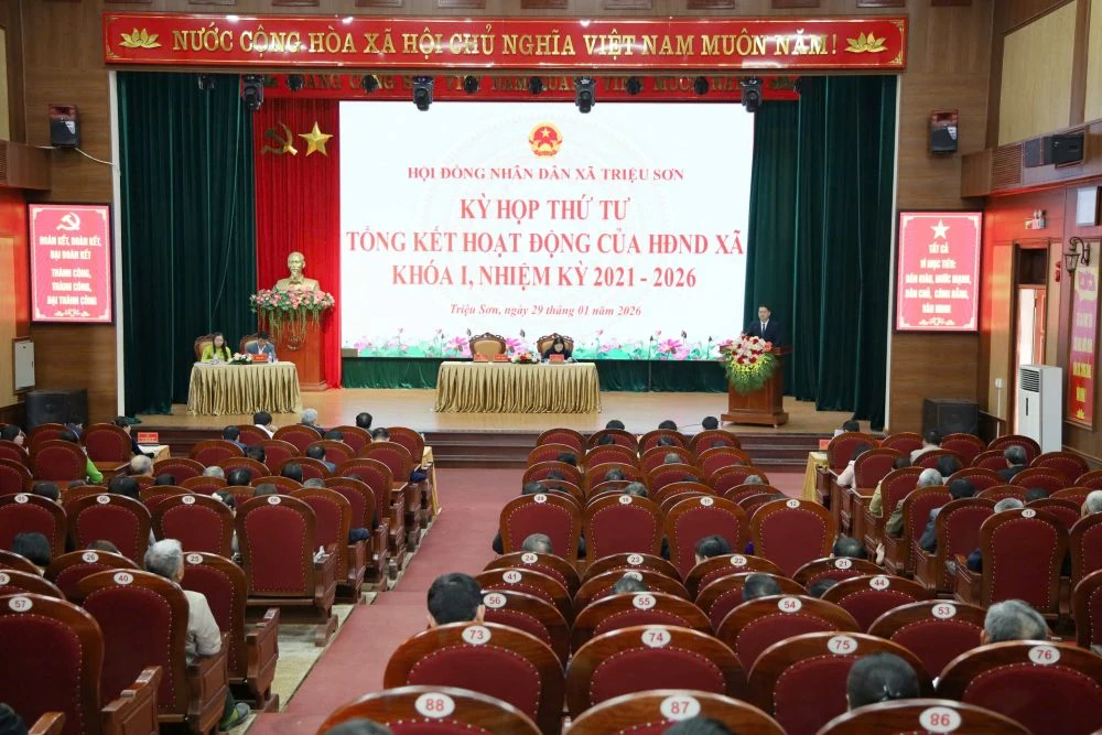 HĐND xã Triệu Sơn tổng kết hoạt động nhiệm kỳ 2021-2026