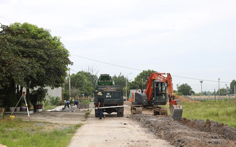 Hoằng Hóa nỗ lực giải phóng mặt bằng, tạo đòn bẩy thu hút đầu tư và phát triển đô thị