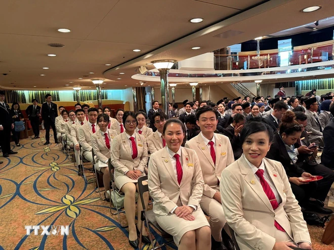 Đoàn Việt Nam lên đường cùng Tàu Thanh niên Đông Nam Á-Nhật Bản