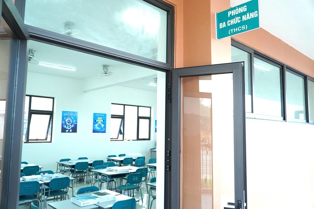 Cận cảnh phòng học “5 sao” tại trường liên cấp chuẩn quốc tế đầu tiên vùng biên giới Điện Biên