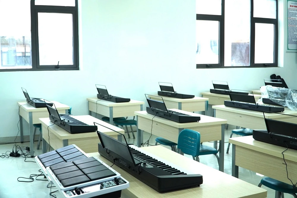 Cận cảnh phòng học “5 sao” tại trường liên cấp chuẩn quốc tế đầu tiên vùng biên giới Điện Biên