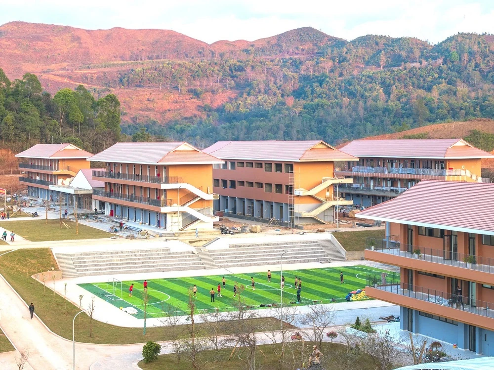 Cận cảnh phòng học “5 sao” tại trường liên cấp chuẩn quốc tế đầu tiên vùng biên giới Điện Biên