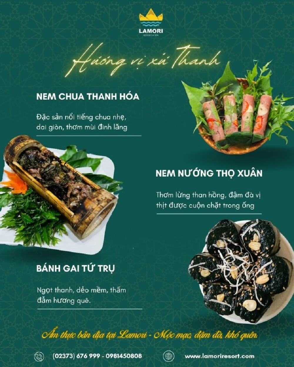 Từ sản vật Thọ Xuân đến bàn tiệc Lamori