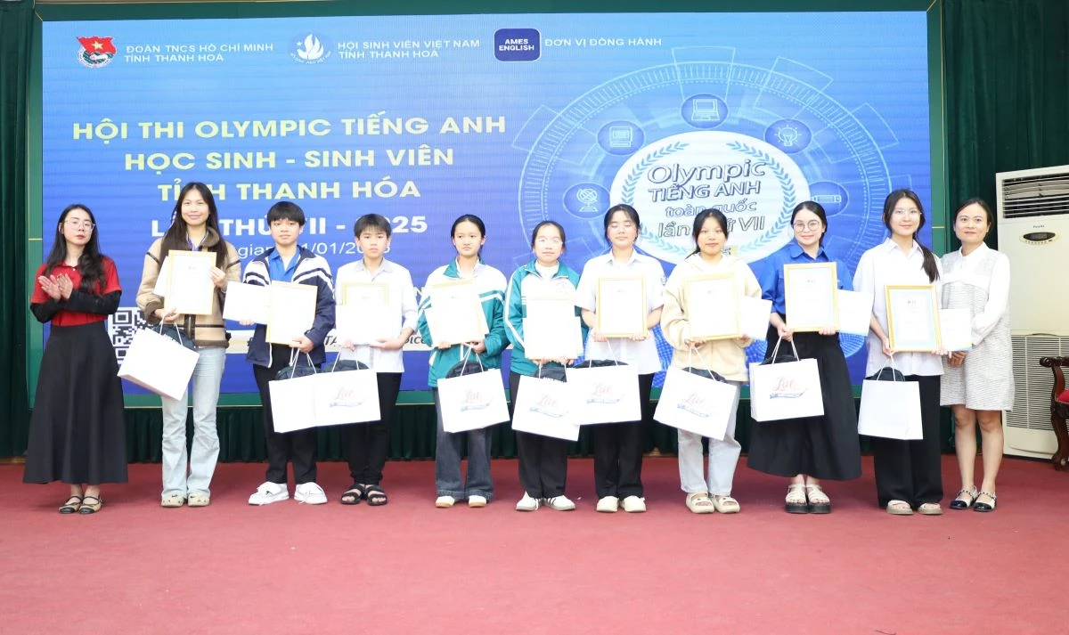 Chung kết hội thi Olympic Tiếng Anh học sinh, sinh viên tỉnh Thanh Hóa lần thứ VII