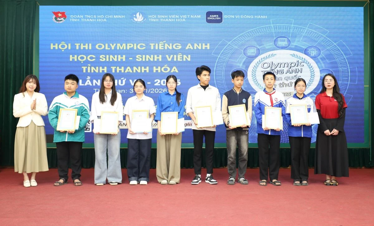 Chung kết hội thi Olympic Tiếng Anh học sinh, sinh viên tỉnh Thanh Hóa lần thứ VII