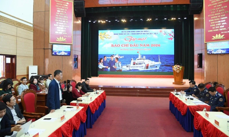 Bộ Tư lệnh Vùng Cảnh sát biển 1 gặp mặt báo chí