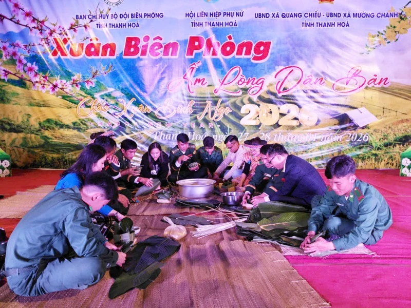 Xuân Biên phòng ấm lòng dân bản mang Tết trọn vẹn đến đồng bào biên giới