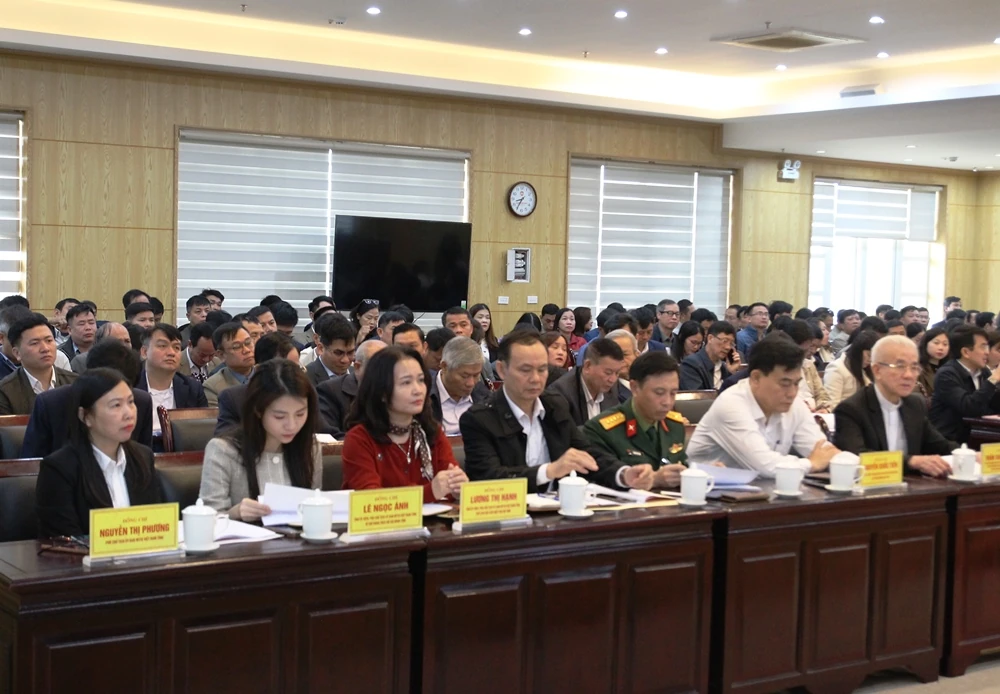 Hội nghị Hiệp thương lần thứ hai lập danh sách sơ bộ người ứng cử ĐBQH khóa XVI và HĐND tỉnh khóa XIX