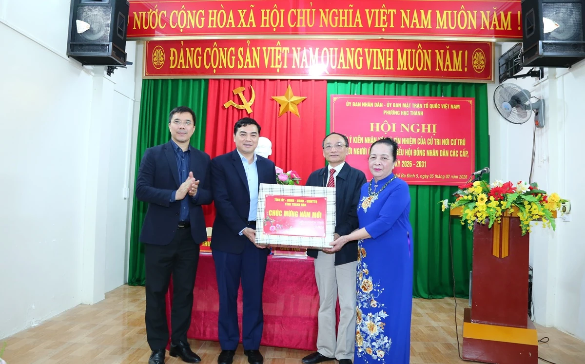 Cử tri Tổ dân phố Ba Đình 5 thống nhất giới thiệu 4 người ứng cử đại biểu HĐND các cấp nhiệm kỳ 2026-2031