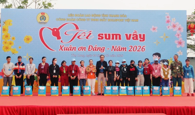 Ấm áp “Tết sum vầy - Xuân ơn Đảng” năm 2026 cho đoàn viên, người lao động