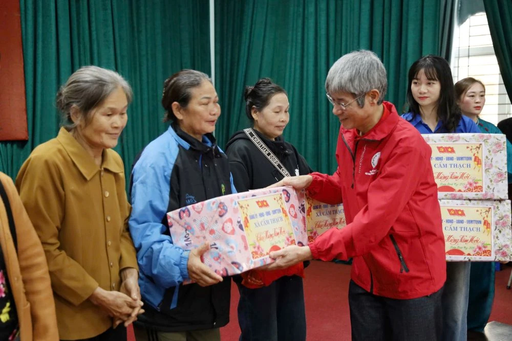 Xã Cẩm Thạch tổ chức chương trình “Tết Nhân ái” xuân Bính Ngọ 2026