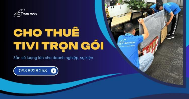 Dịch vụ cho thuê tivi sự kiện chuyên nghiệp, giá rẻ tại TP.HCM