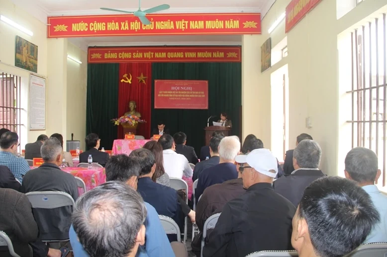 Cử tri Tổ dân phố Ái Sơn 2 thống nhất giới thiệu 8 người ứng cử đại biểu HĐND nhiệm kỳ 2026-2031