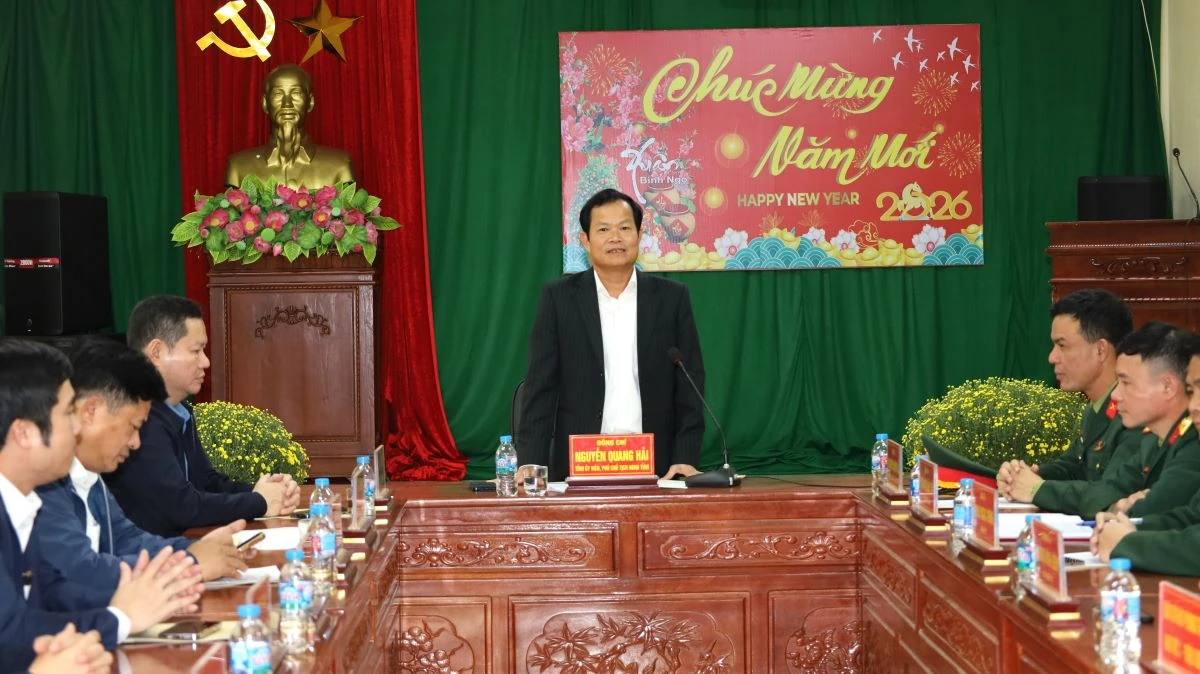 Phó Chủ tịch HĐND tỉnh Nguyễn Quang Hải thăm, kiểm tra sản xuất, đời sống tại xã Triệu Sơn và các đơn vị