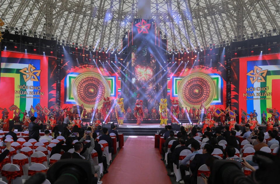 Hội chợ Mùa Xuân lần thứ nhất 2026 sẵn sàng cho lễ khai mạc sáng 2/2