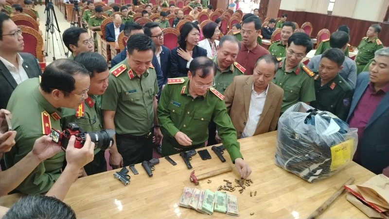 Công an tỉnh Gia Lai thông tin vụ cướp ngân hàng Vietcombank, khen thưởng lực lượng phá án