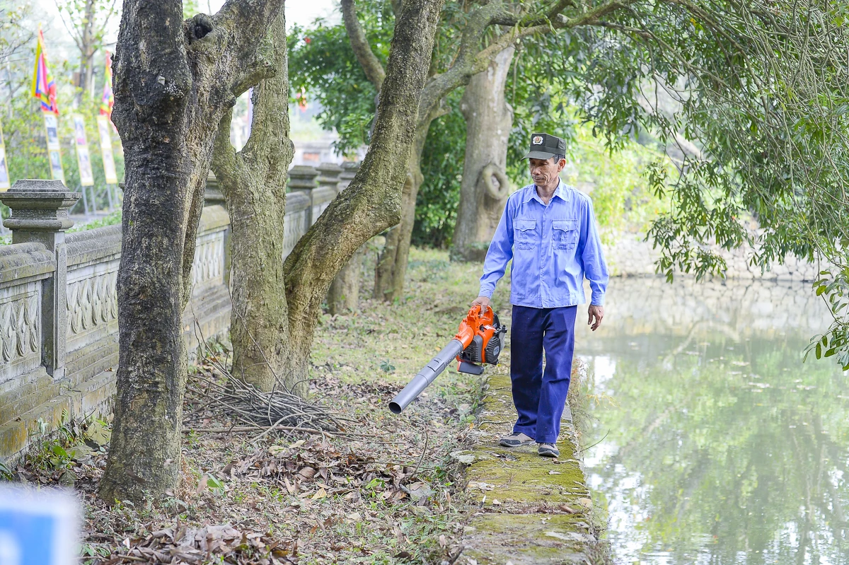 Đền Bà Triệu chỉnh trang cảnh quan, sẵn sàng đón Tết Bính Ngọ