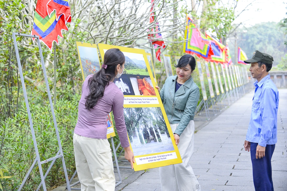 Đền Bà Triệu chỉnh trang cảnh quan, sẵn sàng đón Tết Bính Ngọ