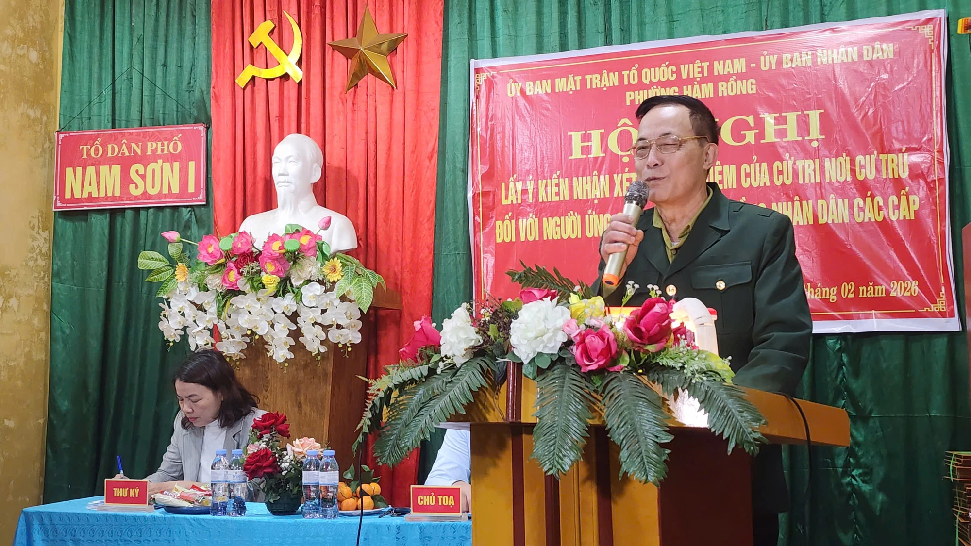 Cử tri phố Nam Sơn 1 thống nhất giới thiệu người ứng cử đại biểu HĐND các cấp