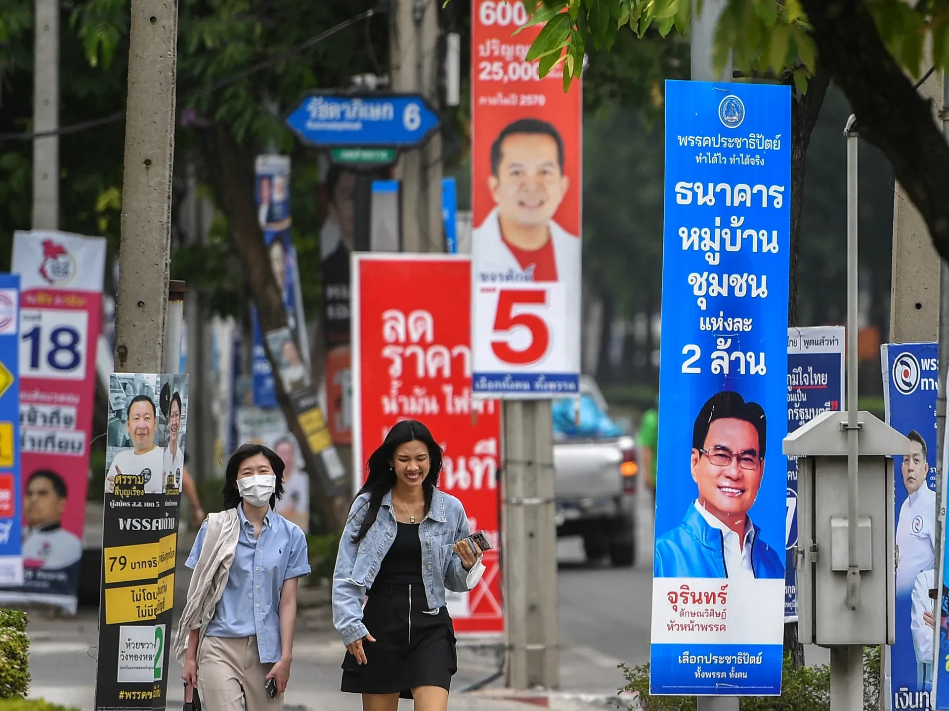 Thái Lan sẵn sàng cho cuộc tổng tuyển cử với an ninh được thắt chặt